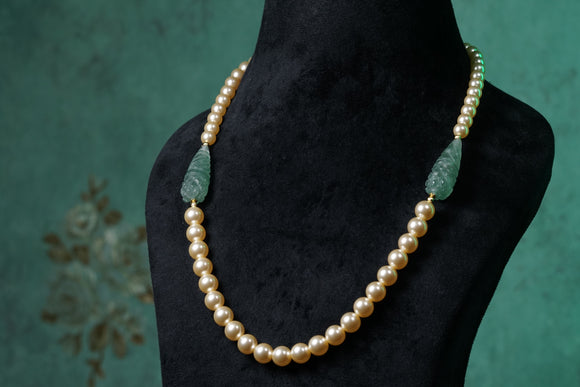 PEARL Beads Necklace (4-8313)(K)
