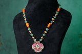 Kundan Pendant Necklace (4-8278)(K)