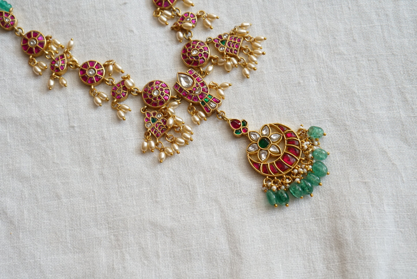 Kundan  Necklace (4-7678)(K)(preorder)