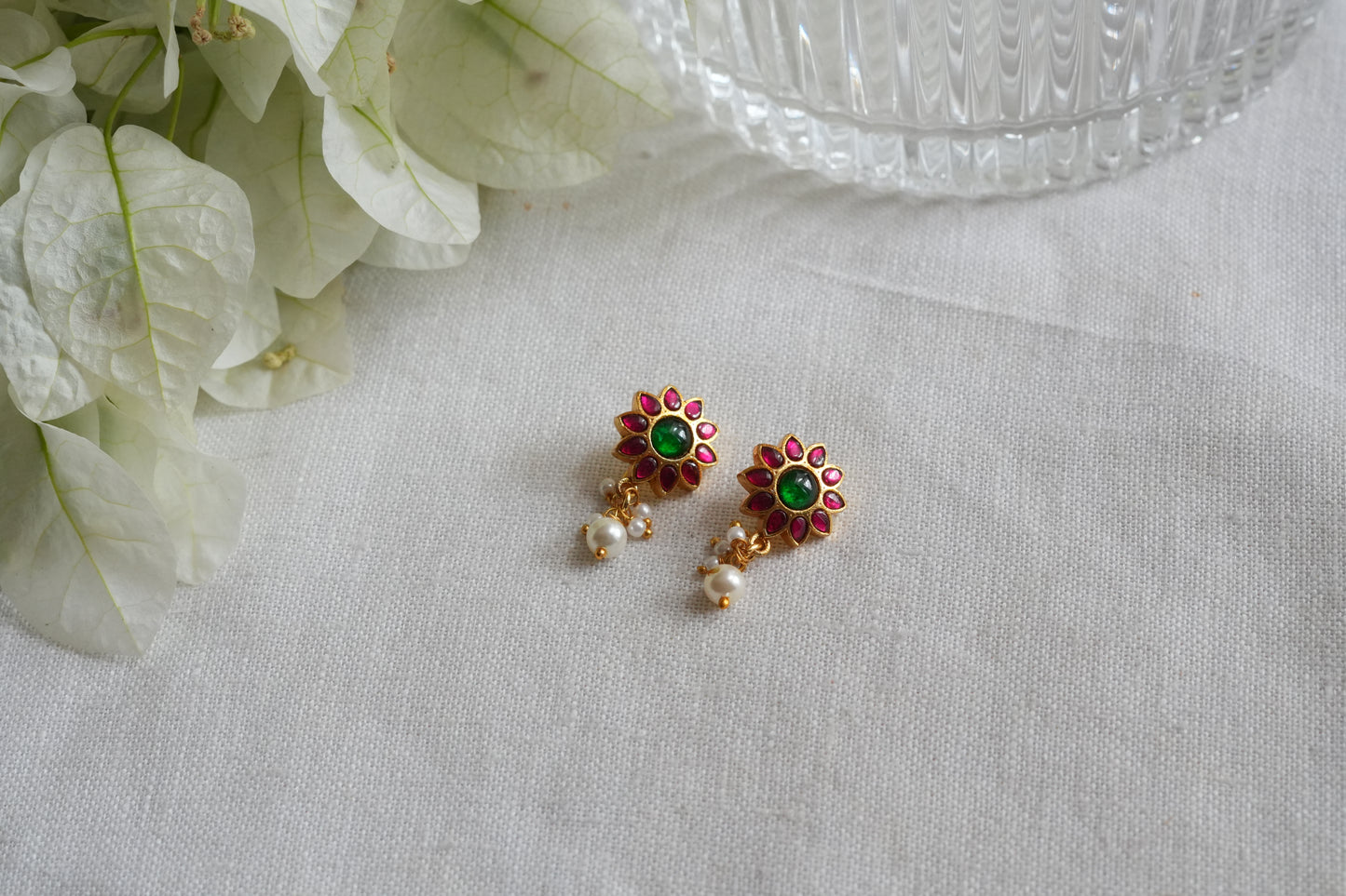 Kundan Bugadi earrings(1-5436)(EX)