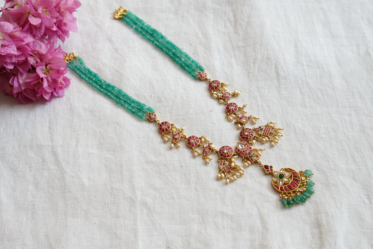 Kundan  Necklace (4-7678)(K)(preorder)