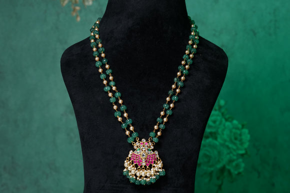 Kundan Pendant Necklace (4-8279)(K)