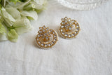 Kundan studs earring (1-3988)(K)(PREORDER)