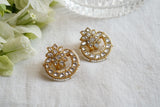 Kundan studs earring (1-3988)(K)