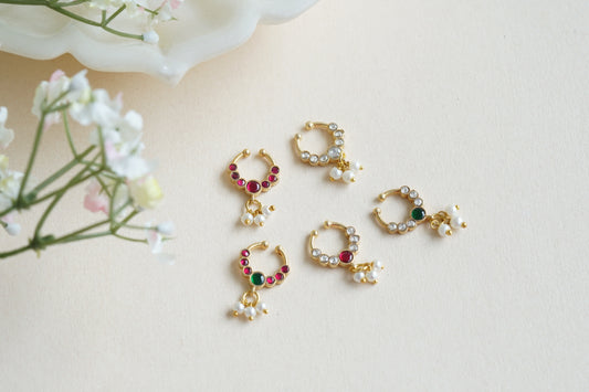 kundan Septum nosering(2-199)(Ak) - JEWELSTYLE