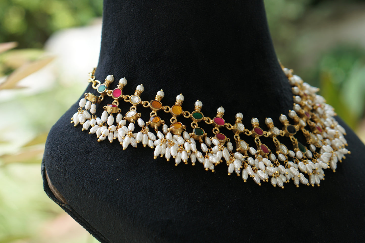 Kundan Necklace (4-9430)(R)