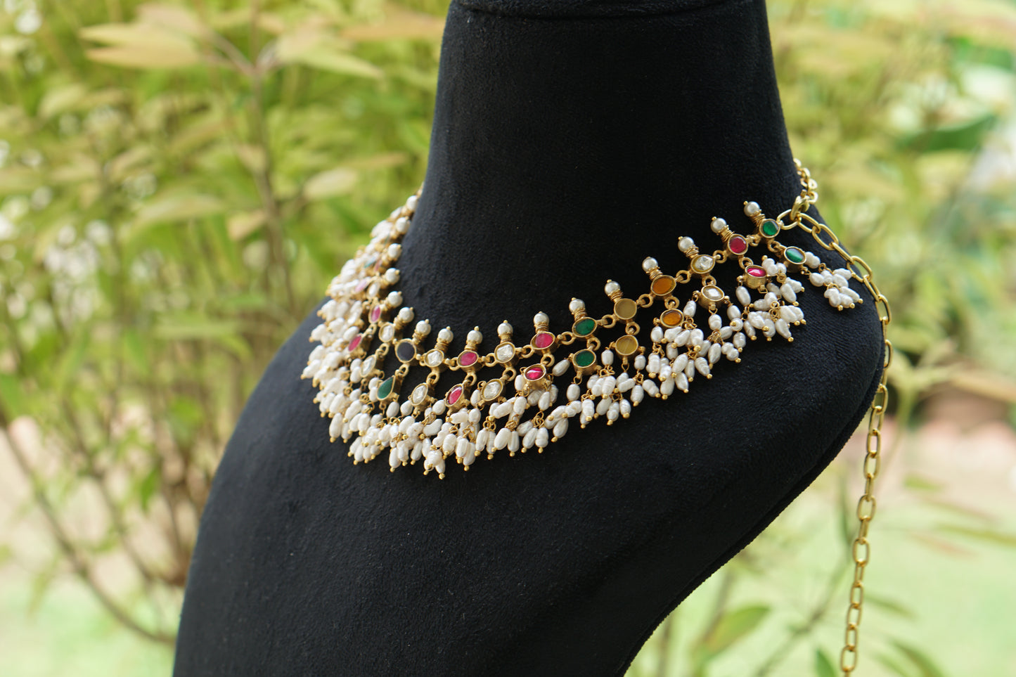 Kundan Necklace (4-9430)(R)