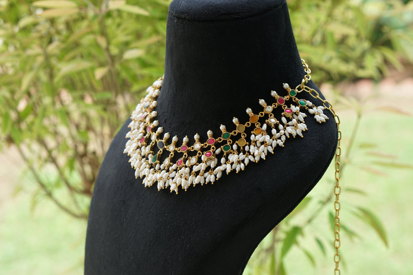 Kundan Necklace (4-9430)(R)