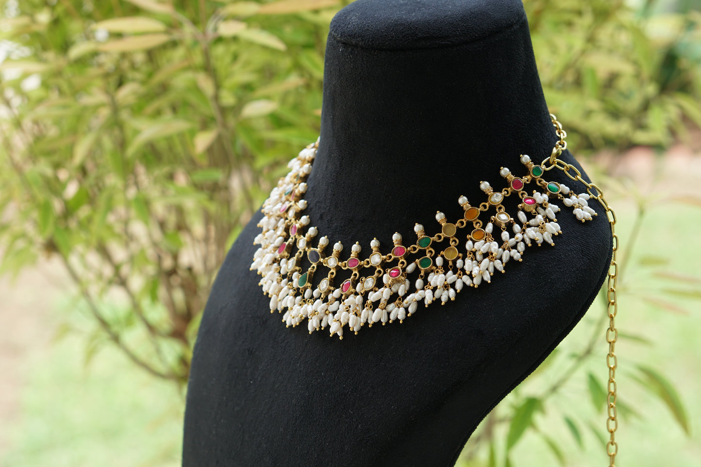 Kundan Necklace (4-9430)(R)