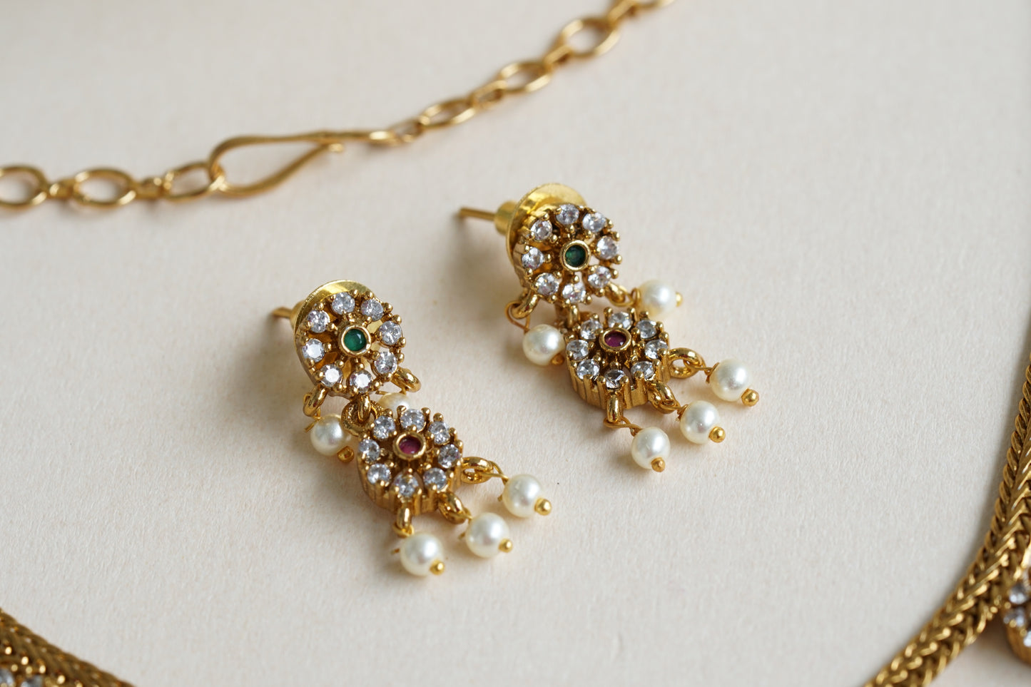 Antique Necklace set (4-8342)(Ak)