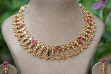 Antique Necklace set (4-8341)(Ak)