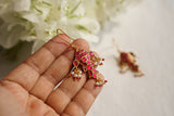 Kundan Fish Earrings (1-5583)(R)