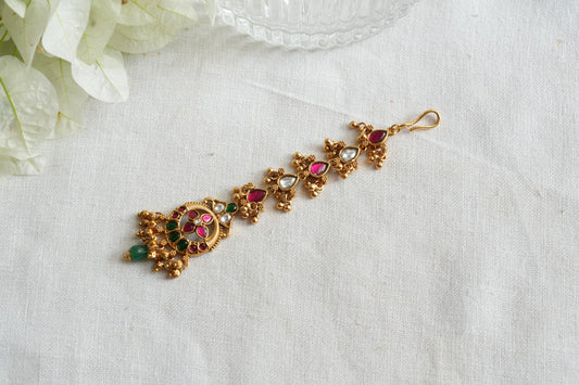 Small kundan Maangtikka (5-1791)(EX)
