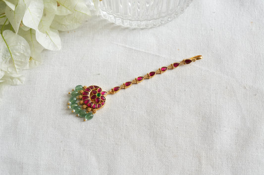Small kundan Maangtikka (5-1793)(EX)