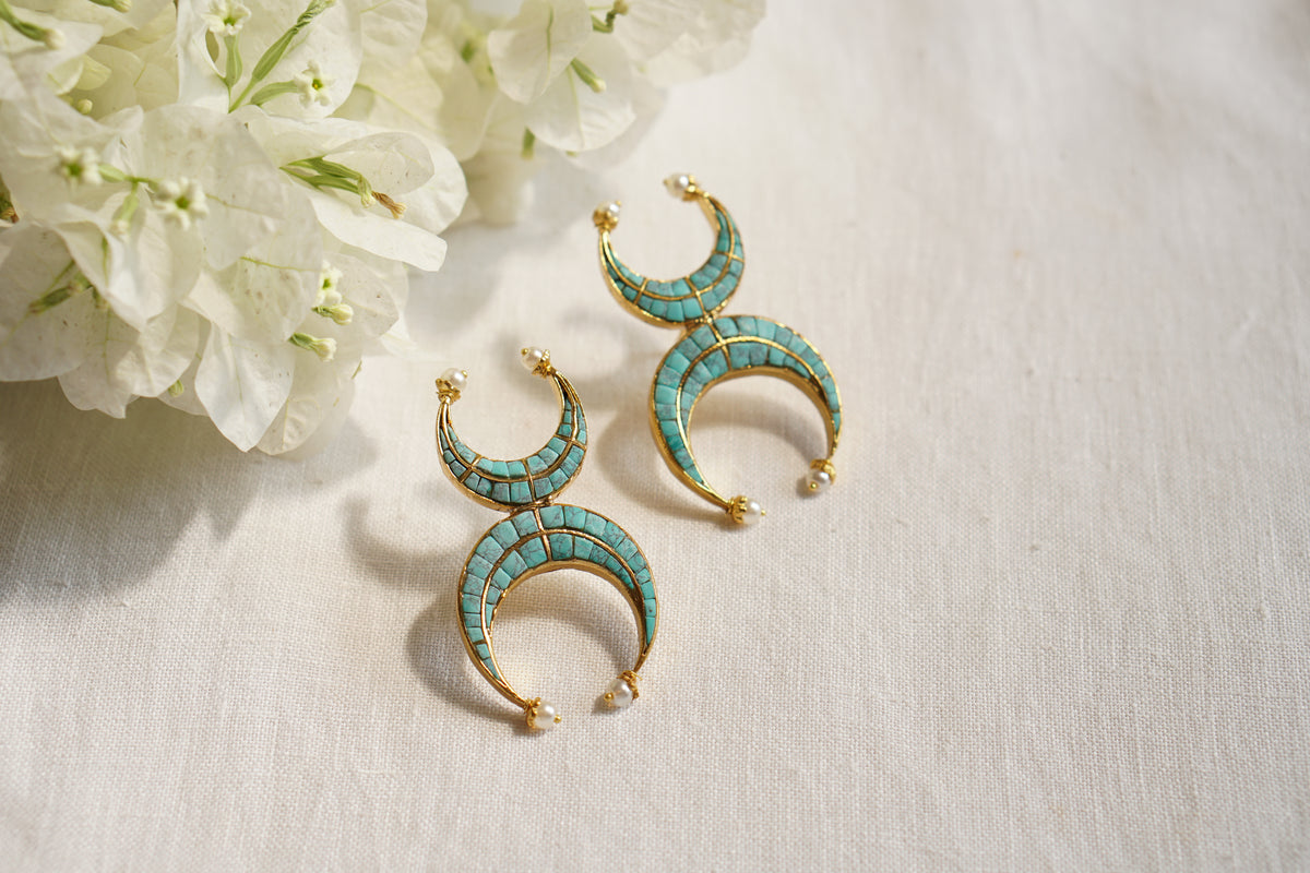 Kundan Earrings (1-5580)(R)