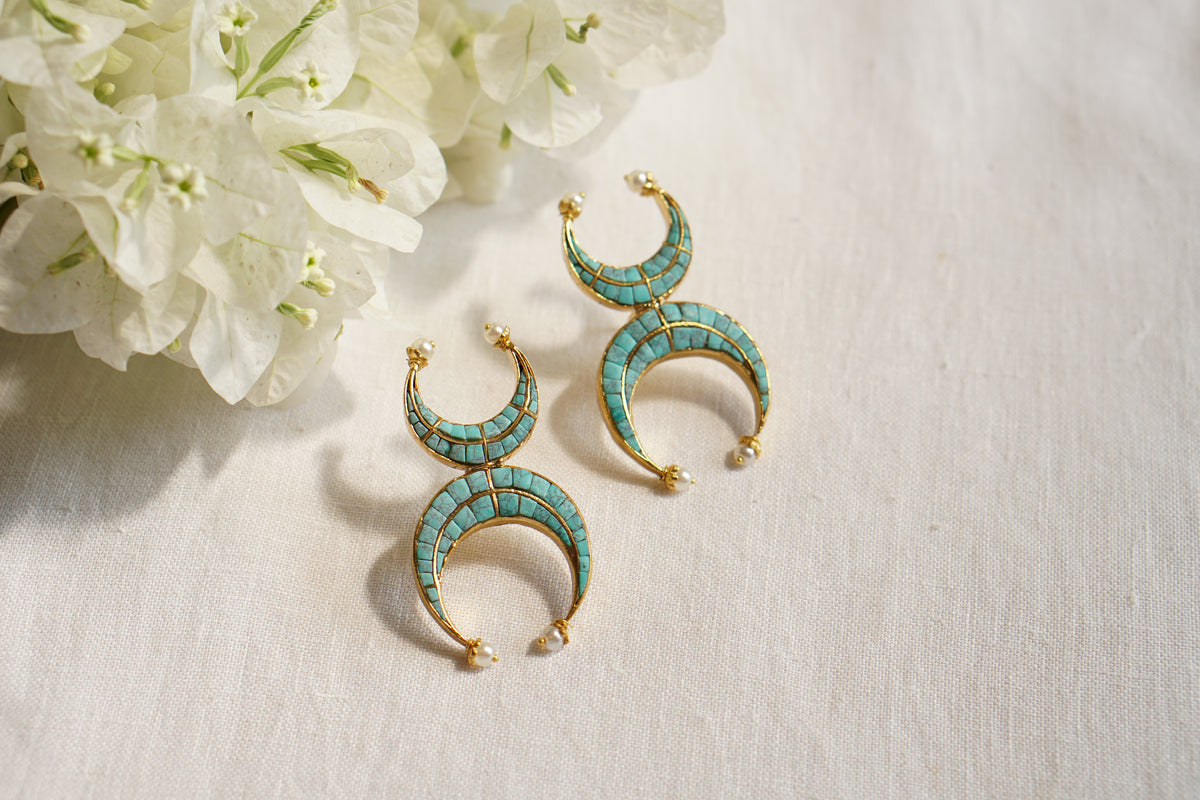 Kundan Earrings (1-5580)(R)