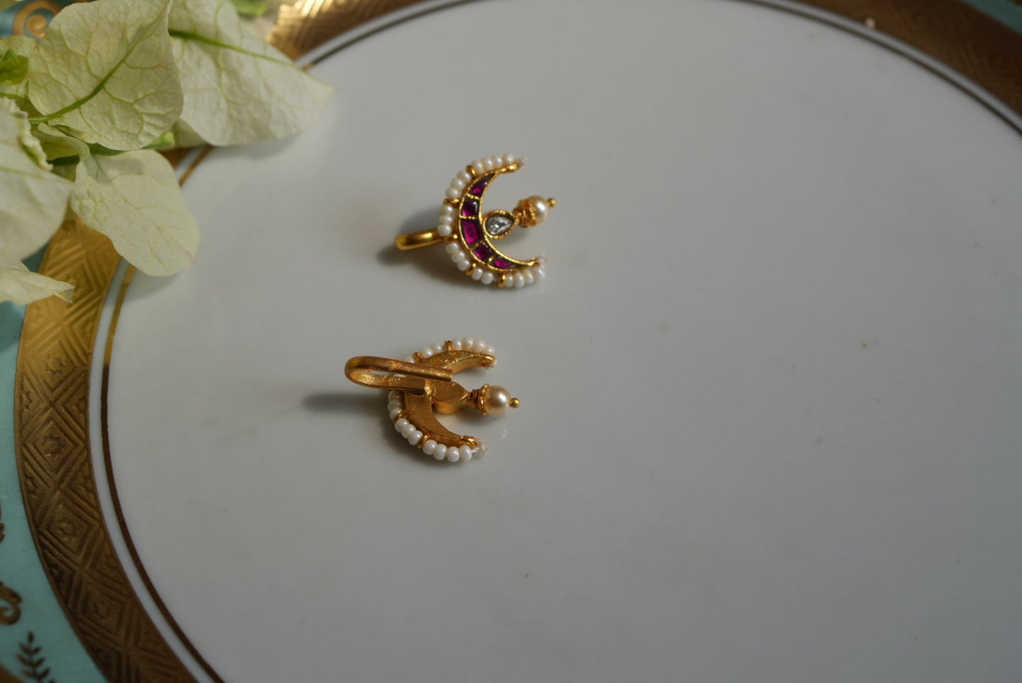 Kundan Bugadi Earrings(1-4963)(K) - JEWELSTYLE