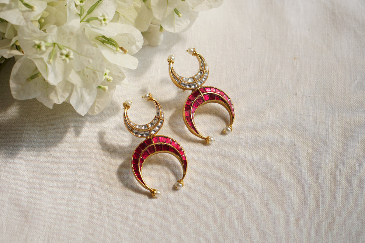 Kundan Earrings (1-5580)(R)
