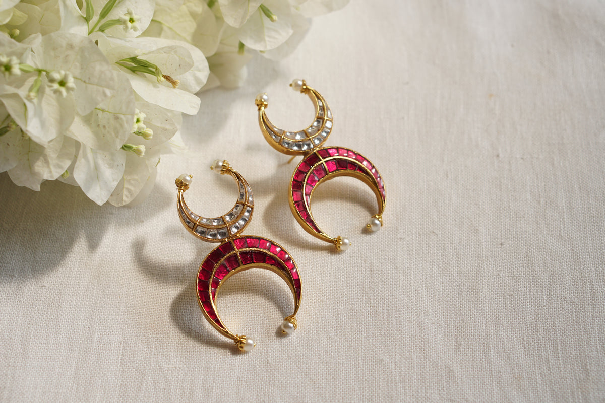 Kundan Earrings (1-5580)(R)