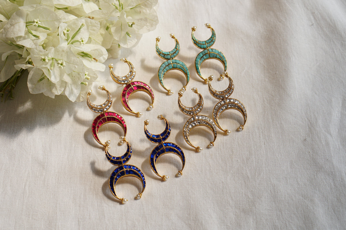 Kundan Earrings (1-5580)(R)