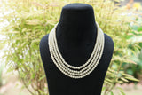 4 Line Pearl Necklace (4-9432)(F) - JEWELSTYLE