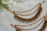 Antique kundan Earchain(9-428)(EX)