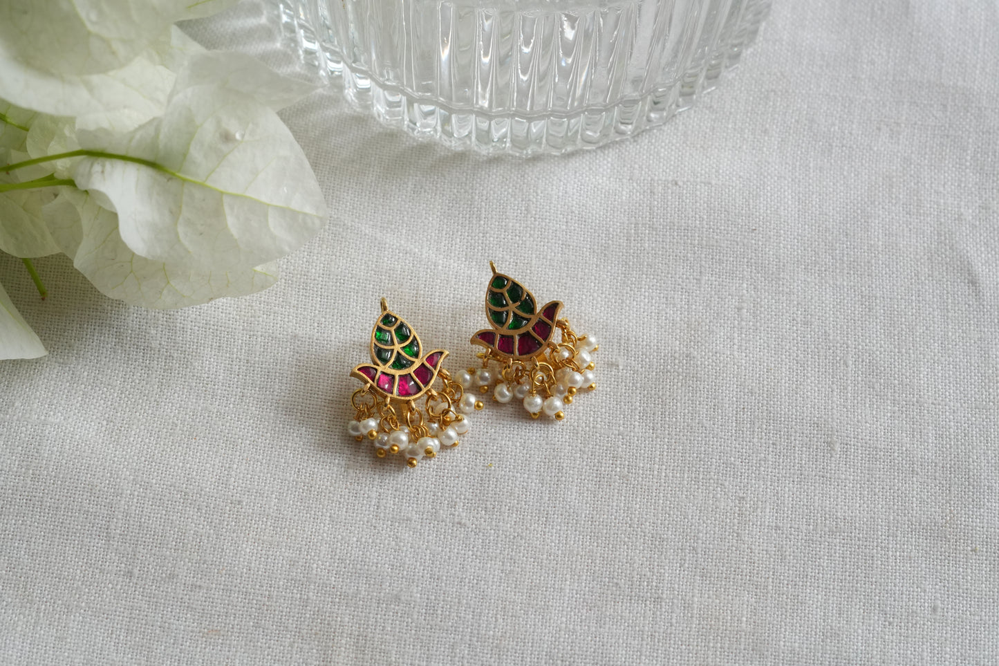 Kundan Bugadi earrings(1-5439)(EX)