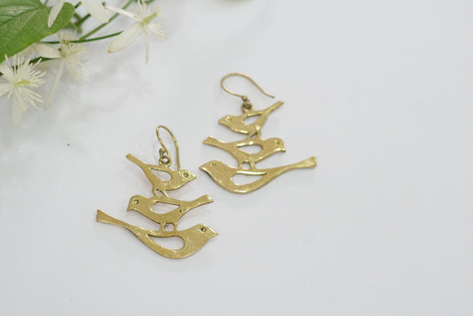 Oxidised earring (1-3244)