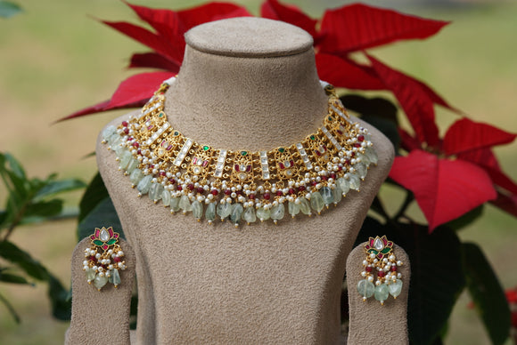 Kundan  Necklace set  (4-7848)(A)