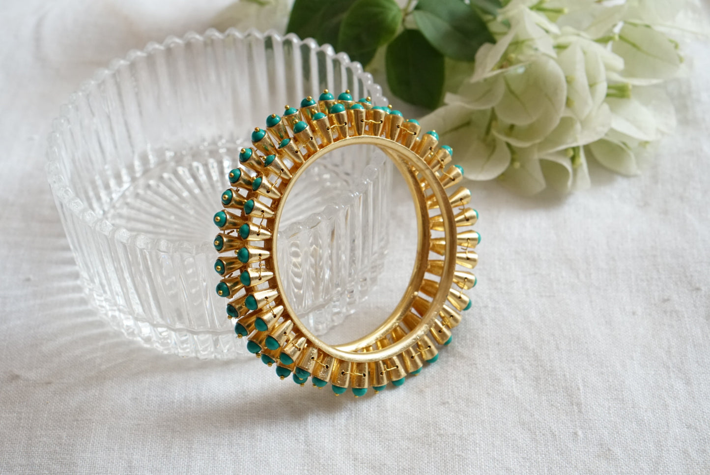 Turquoise bangle (3-389)(R)(PREORDER) - JEWELSTYLE
