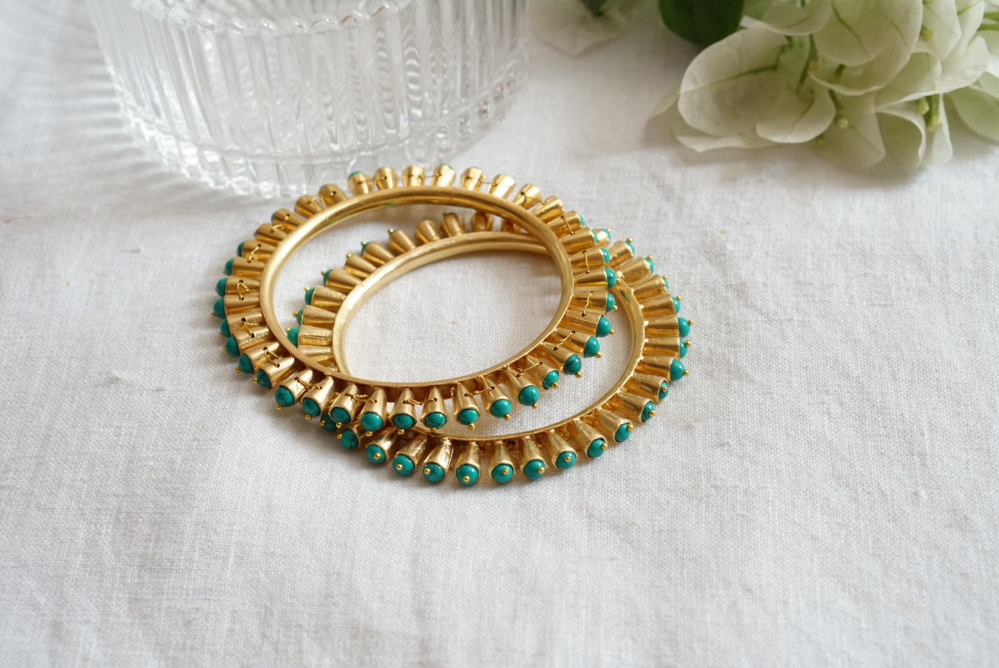Turquoise bangle (3-389)(R)(PREORDER) - JEWELSTYLE