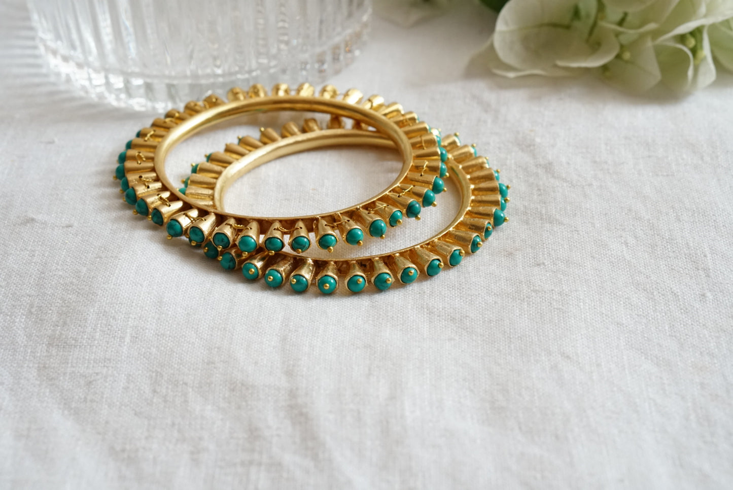 Turquoise bangle (3-389)(R)(PREORDER) - JEWELSTYLE