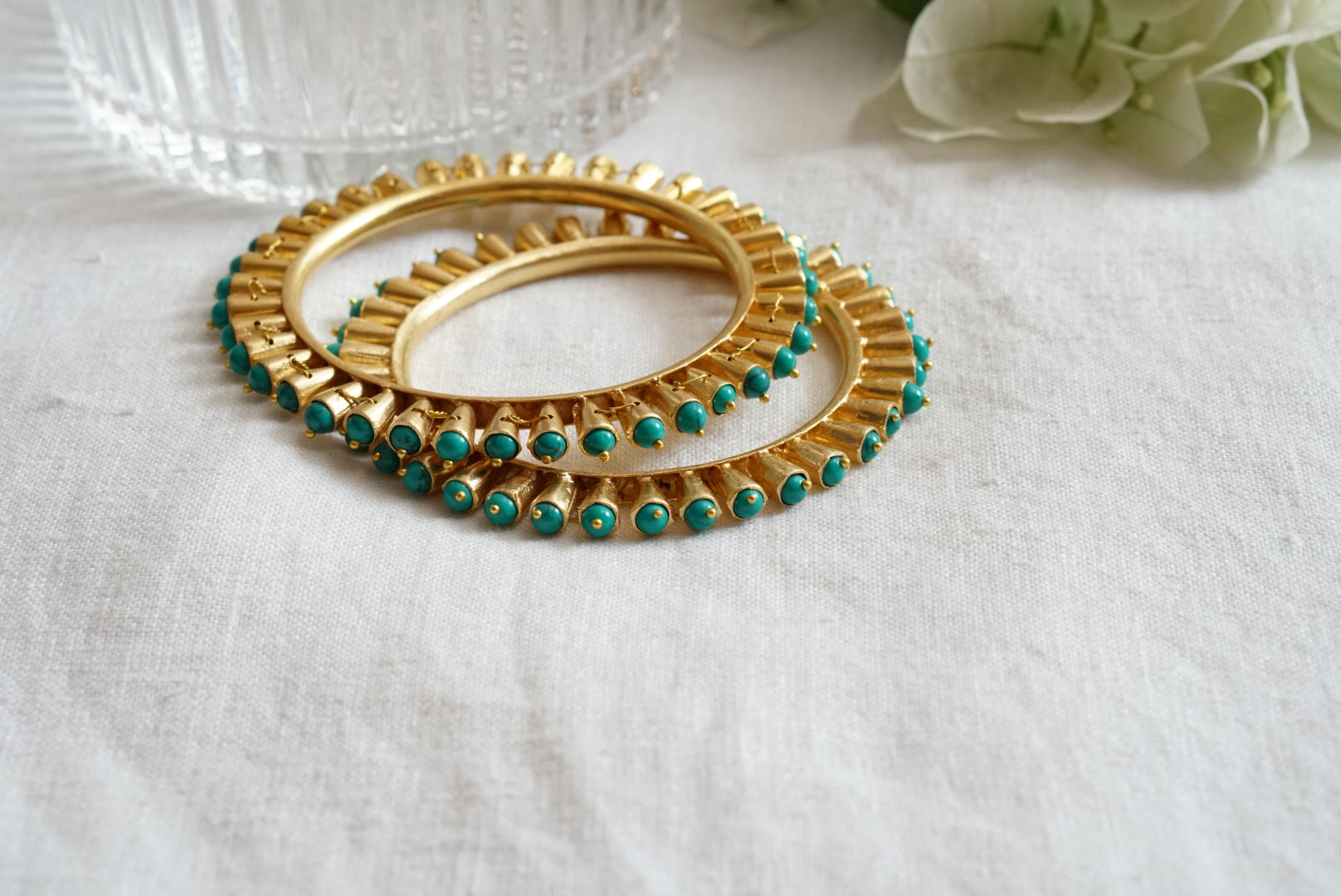 Turquoise bangle (3-389)(R)(PREORDER) - JEWELSTYLE