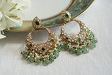 Kundan Chandbali Earrings (1-5592)(R)