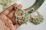 Kundan Chandbali Earrings (1-5592)(R)