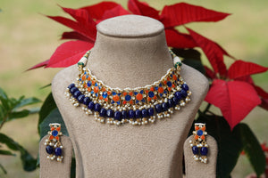 Kundan necklace set (4-7839)(A)(ALREADY DISCOUNTED)