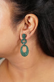 AD stone Earrings (1-4844)(B)