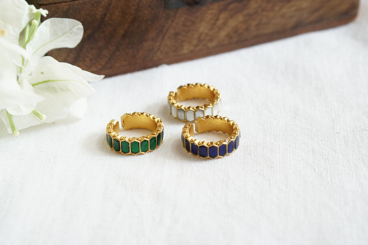 Kundan Ring (6-384)(R)