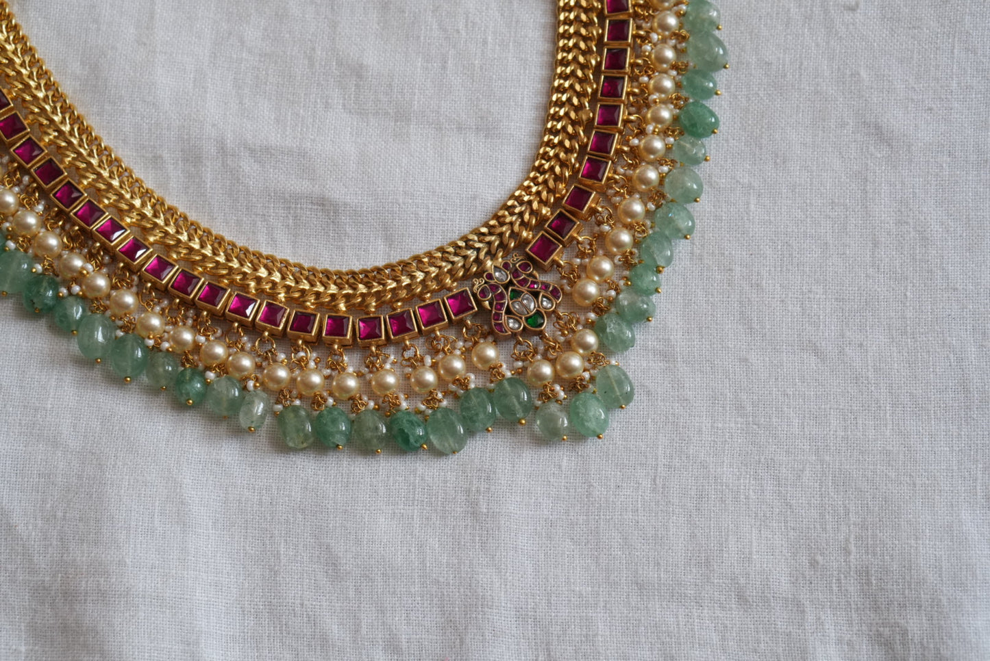 Kundan Necklace (4-8845)(K)