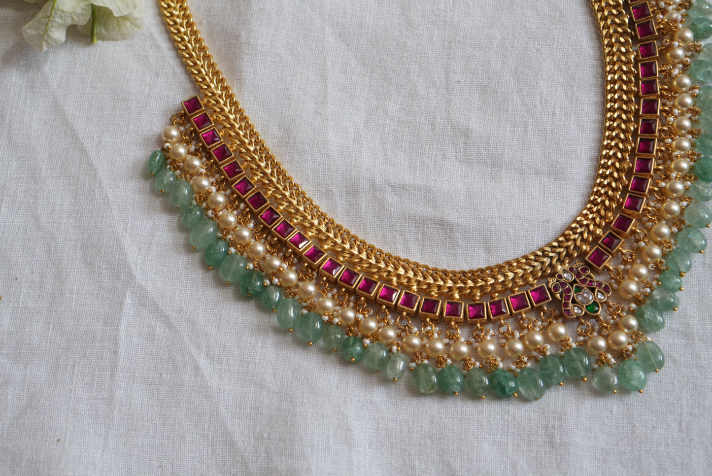 Kundan Necklace (4-8845)(K)