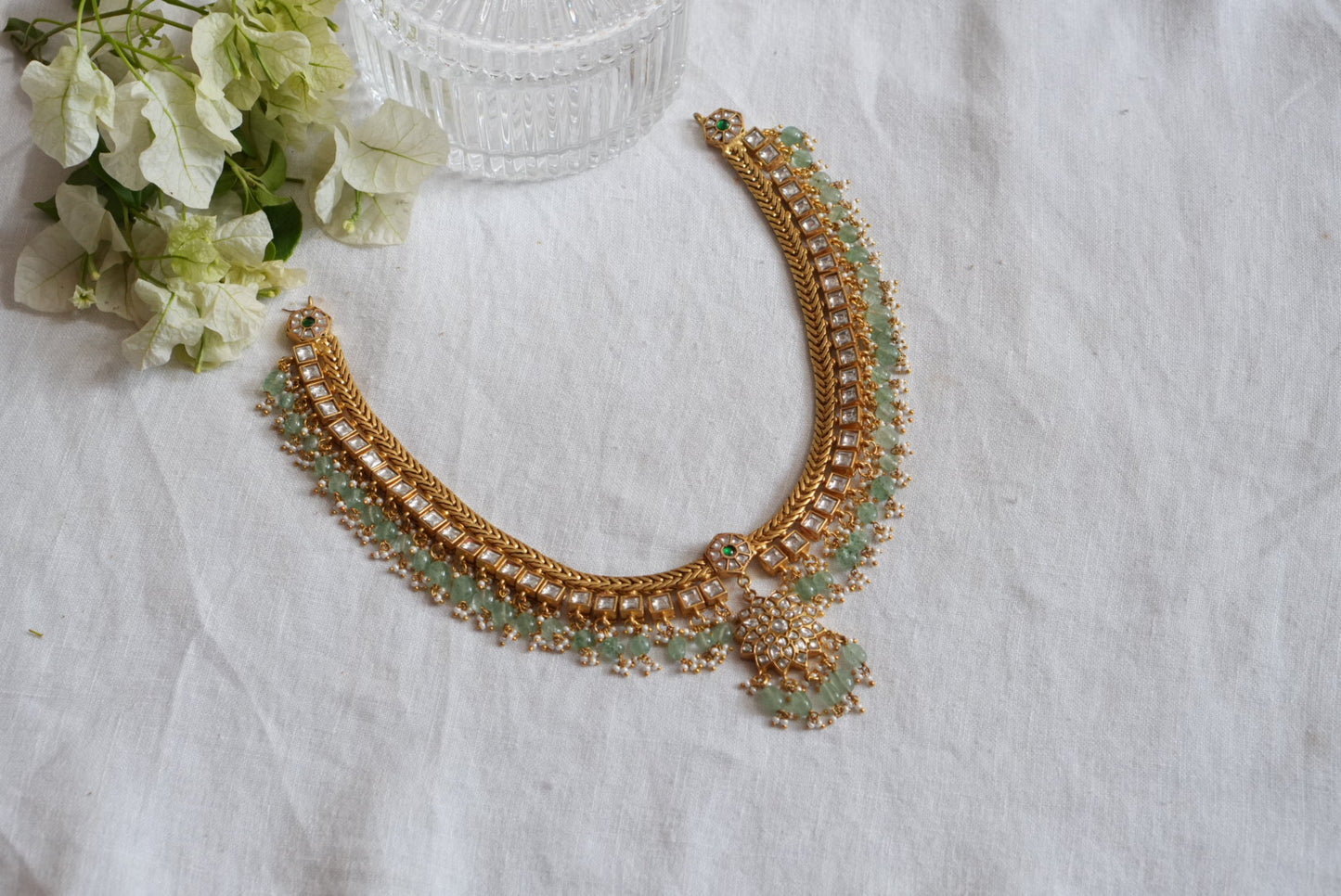 Kundan Necklace (4-8848)(K)