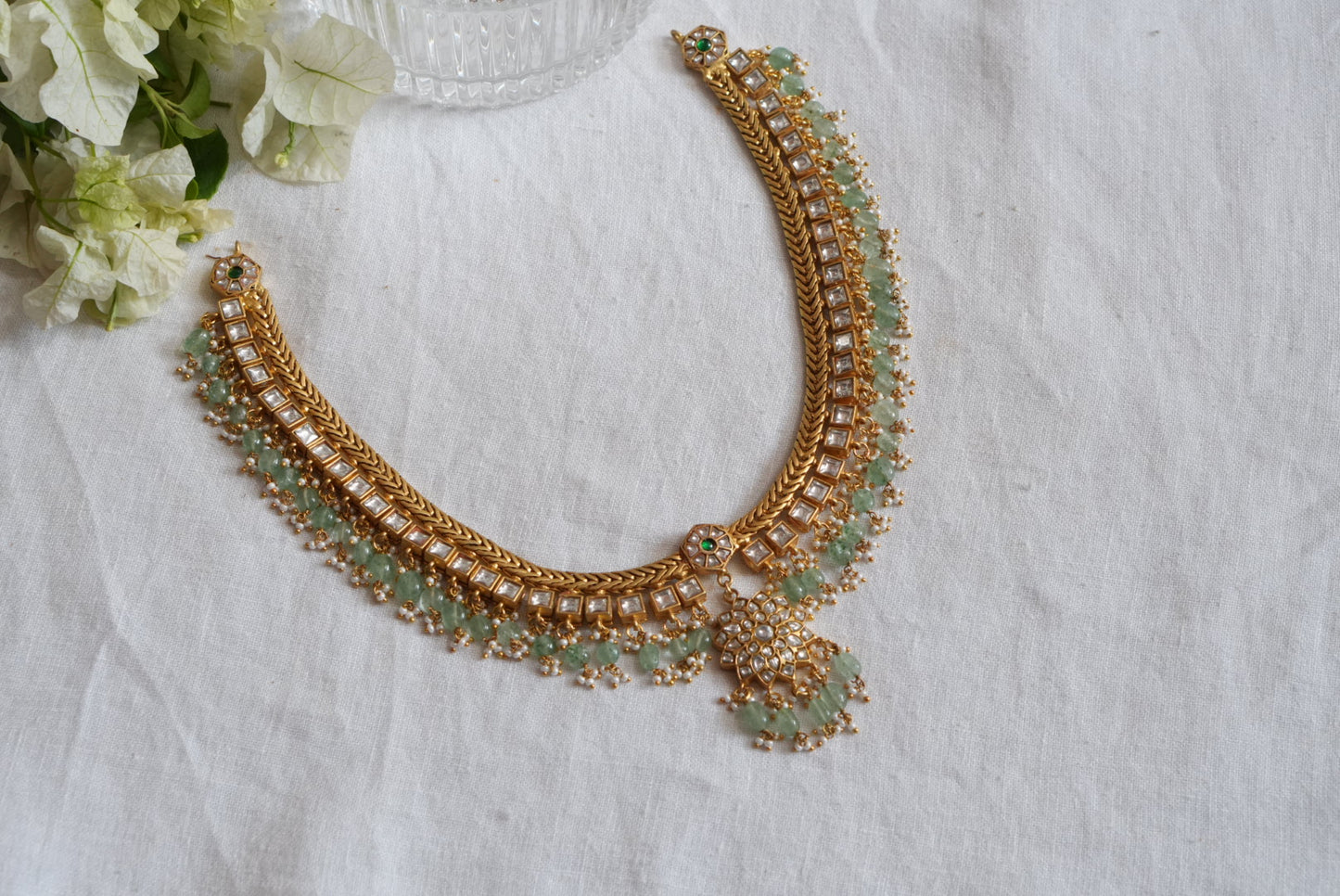 Kundan Necklace (4-8848)(K)