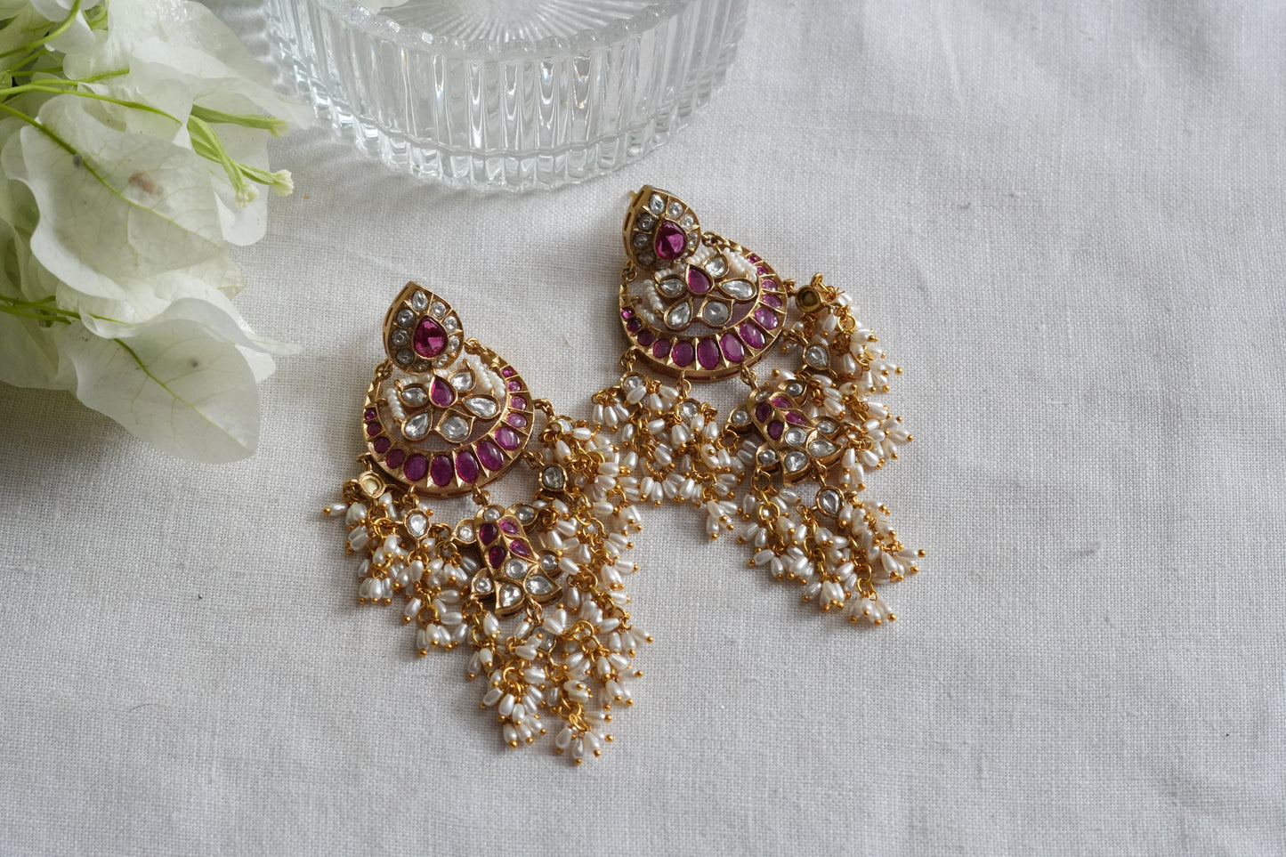 Polki  Earrings (1-5449)(B)