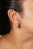 AD stone Earrings (1-4843)(B)