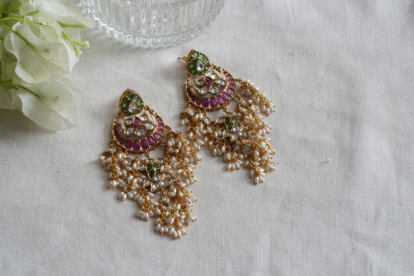 Polki  Earrings (1-5448)(B)
