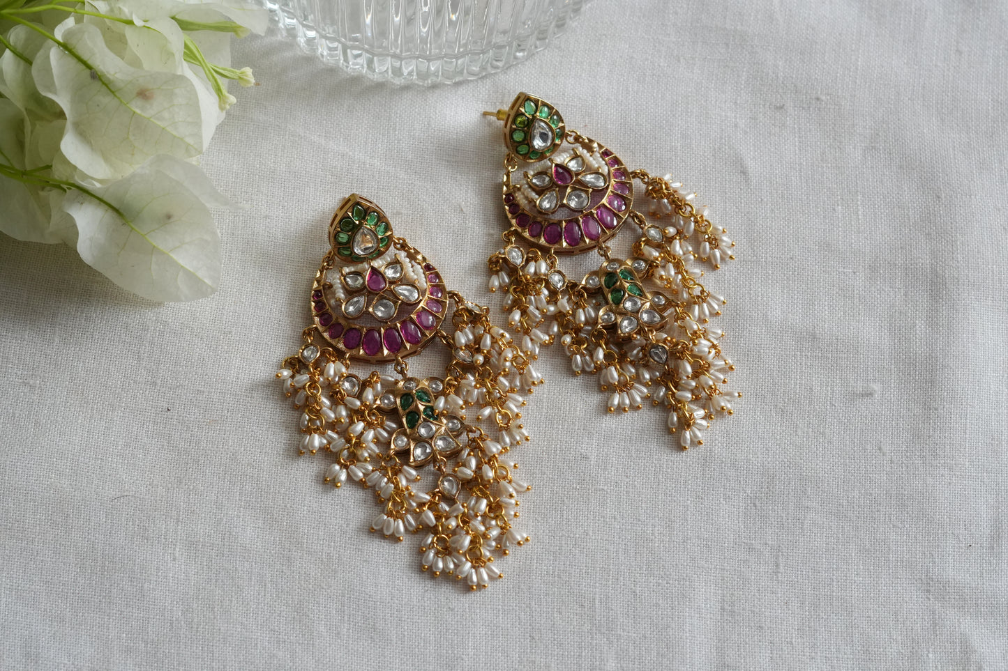 Polki  Earrings (1-5448)(B)