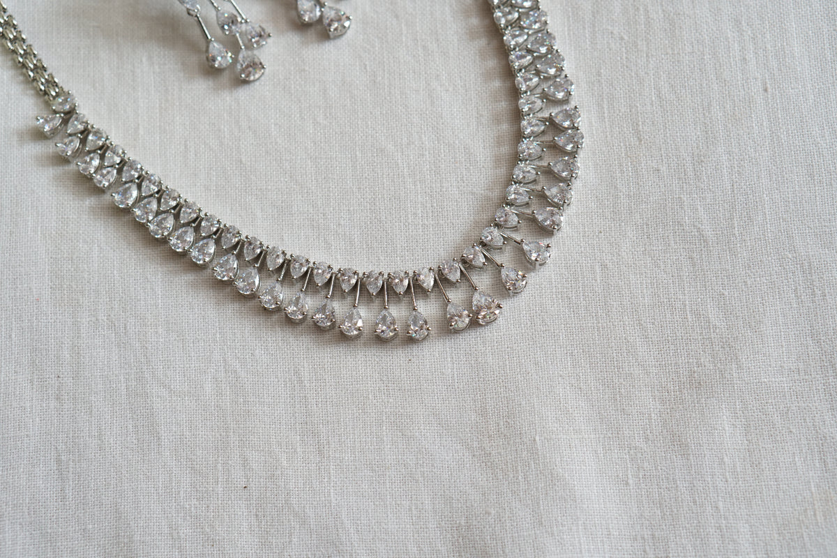 AD Necklace Set (4-9786)(B)