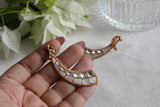 Mother of pearl earcuff earrings(1-5451)(SR)