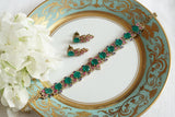 Green Stone Polki Choker Set (4-9781)(B)