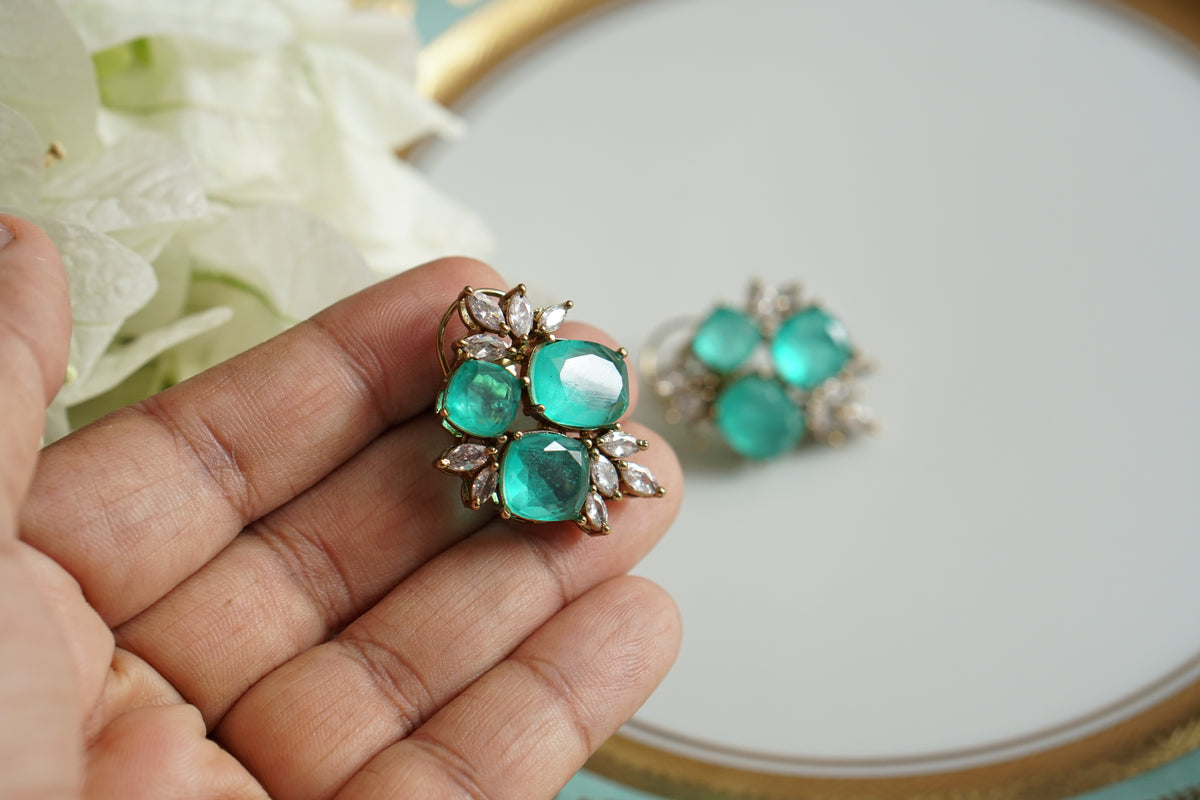 Polki Studs (1-5593)(B)